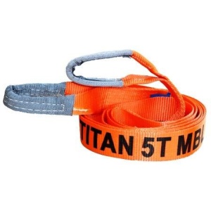 5T (MBS) Orange Vehicle Tow Strop 3.65m
