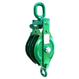 Pulley - Green Double Snatch Block