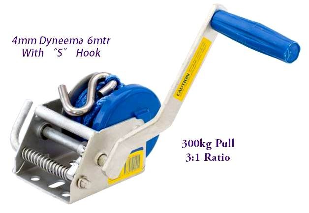 Winch - Light Trailer c/w D.Rope