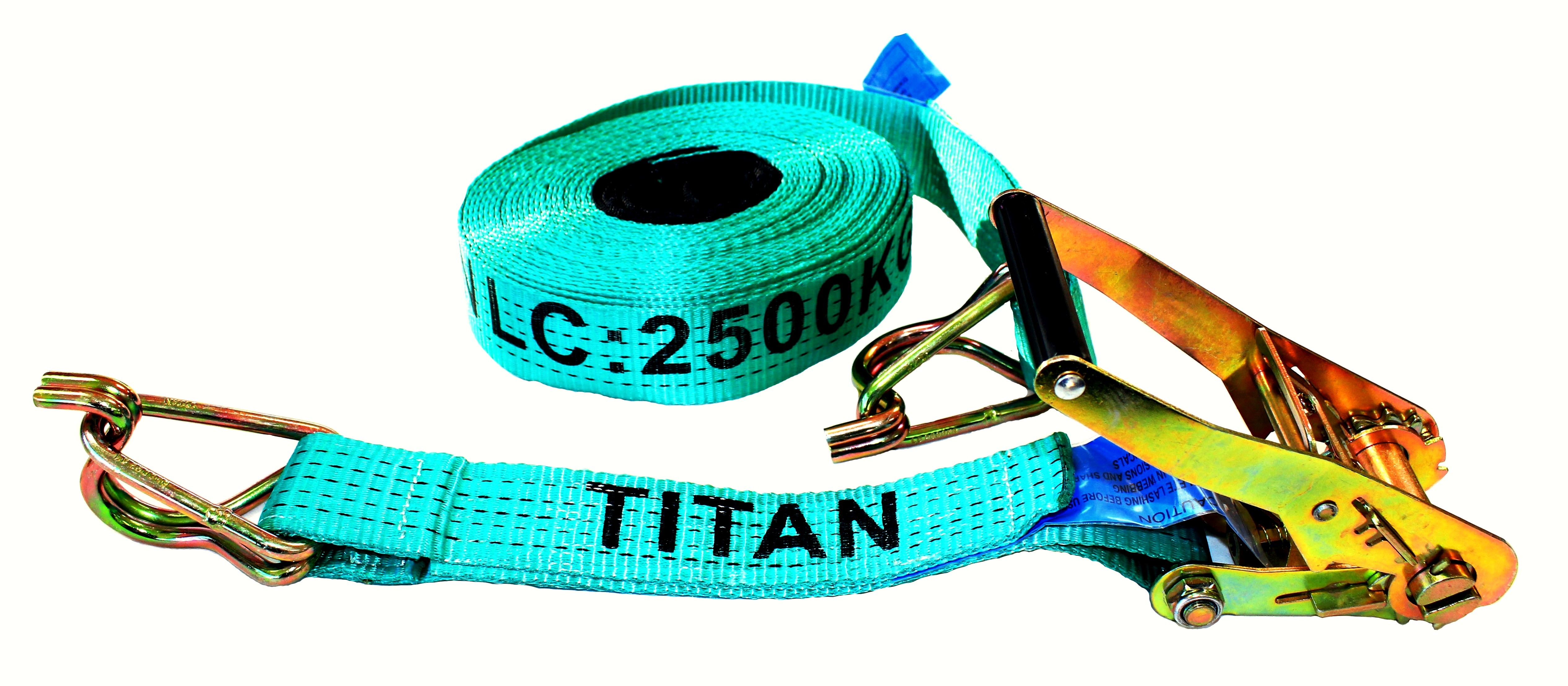 Tiedown - 2.5T Titan Green 12.5m c/w Sleeves