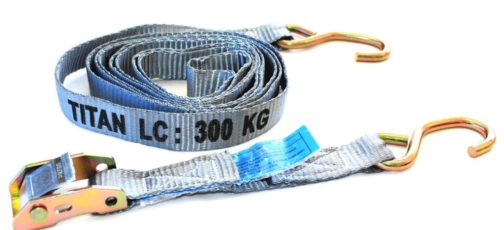 Tiedown - 0.3T Titan Grey Cam S/HK 25mm 3.2m