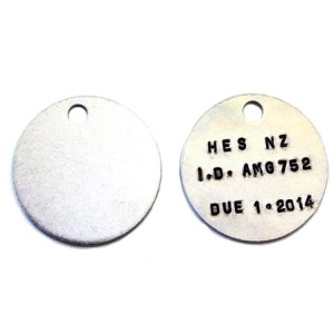 ID Disc - Engraved Alloy 42mm