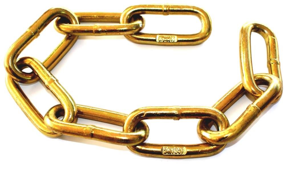 Trailer Chain - 10mm Gold G70 LL 3.5T NZS5467