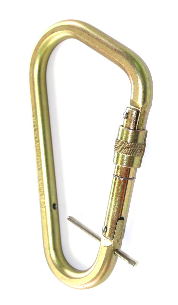 Karabiner - Steel Offset Screwgate Large c/w Captive Pin