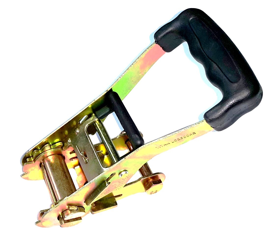 2.5T Titan Ratchet 50mm c/w Moulded Rubber Hand Grip