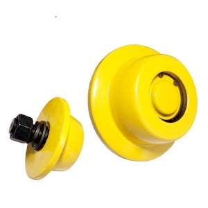 Push Trolley Wheel - Titan Yellow
