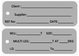 ID Alloy Tag - Client Blank - Engraved