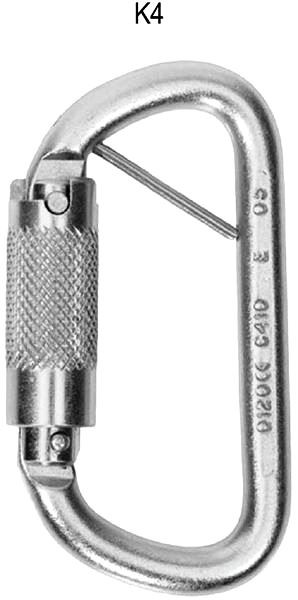Karabiner - Triple Action 30kN c/w C.Pin