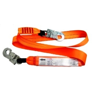 2.0m Single Web Lanyard c/w Double Action Hooks