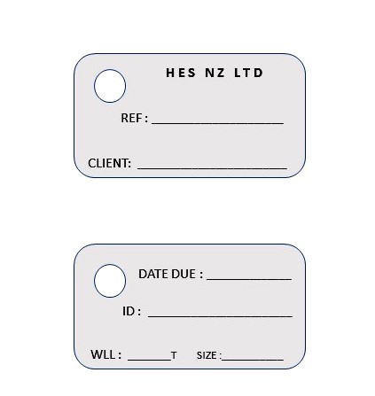 ID Mini Alloy Tag - Engraved