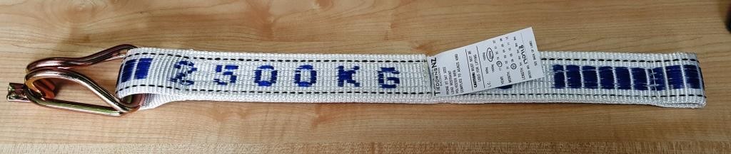 1.5T Tail Strap 50 x 500mm c/w Hk/Kpr