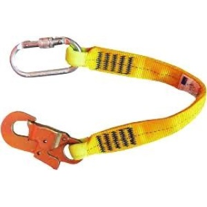 QSI Short Web Connector c/w Hk & Karabiner