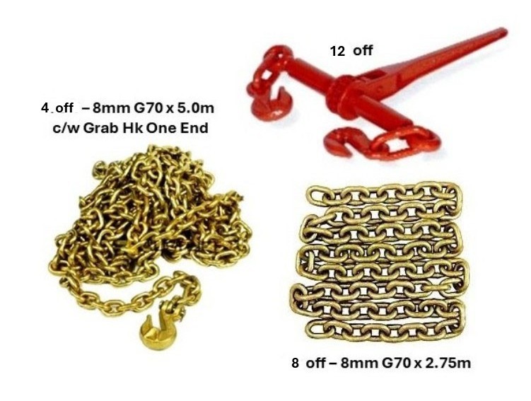 Buckleys 8mm G70 Lashing Pack 3.8T L/C