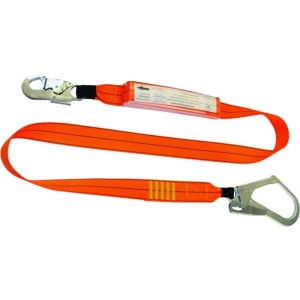 2.0m Single Web Lanyard c/w Scaffold Hk