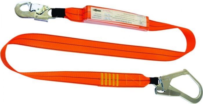 2.0m Single Web Lanyard c/w Scaffold Hk