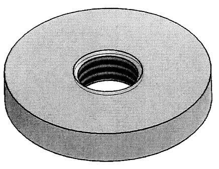 60mm x 10mm ZP Threaded Washer - M20