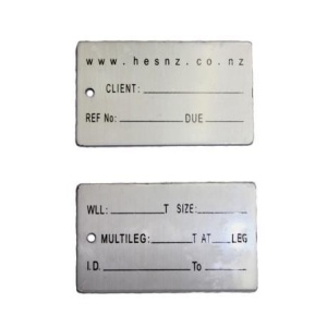 Identification Alloy Tag - BIG HES NZ