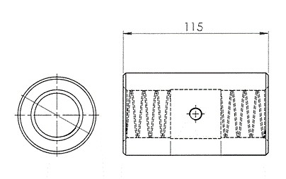 115mm Double Bale Feeder Arm Boss 2