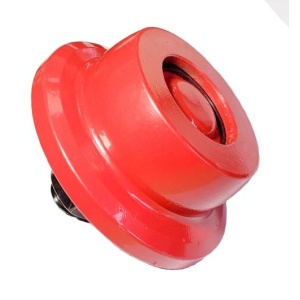 Push Trolley Wheel - OzBlok Red