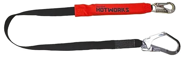 Lanyard - Spanset KEVLAR Hot Works 1.8 c/w Scaff Hk