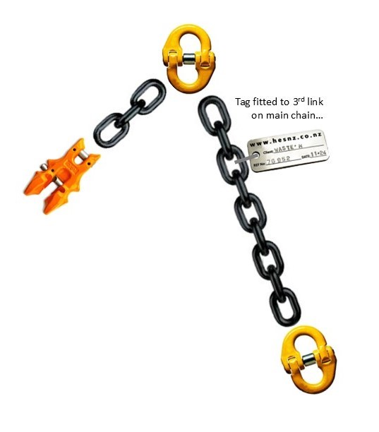 10mm G80 WM Chain Bin Set 1.9m 3.15T - VIP (Assembled)