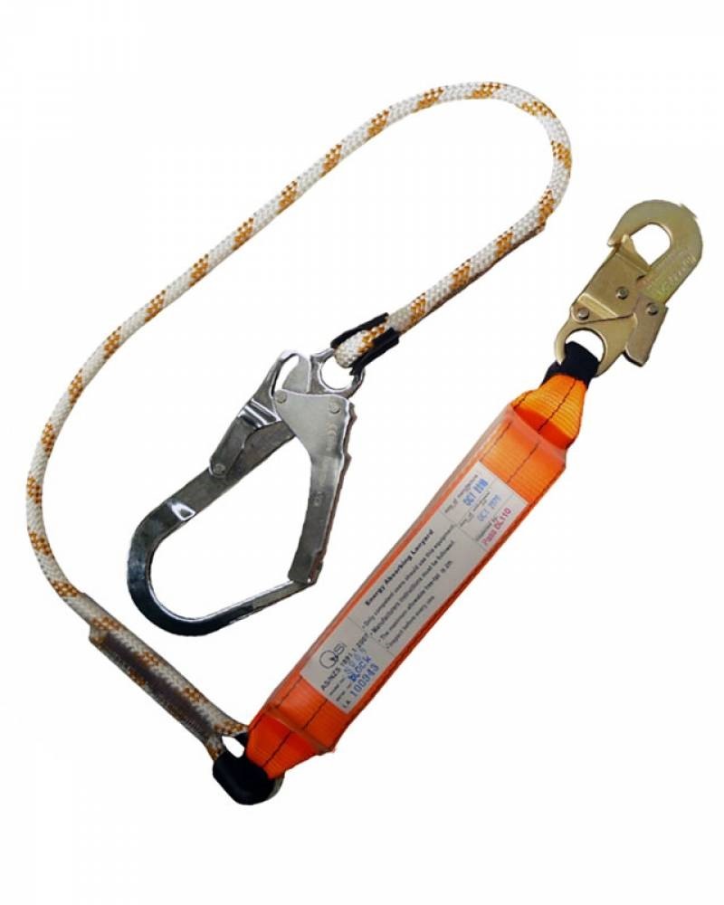 2.0m Kermantle Rope Lanyard C/W Scaffold Hk