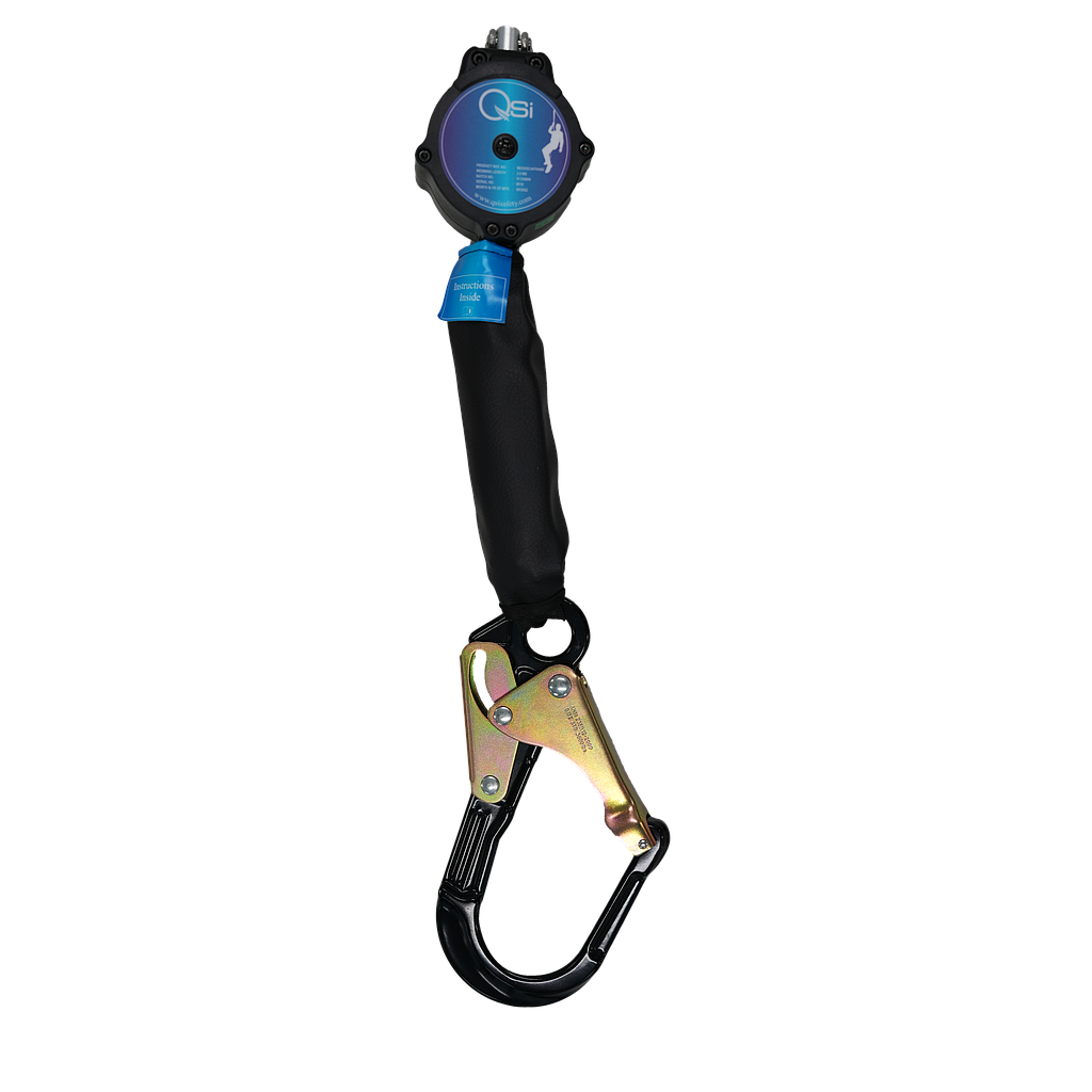 2.0m Retractable Micron Lanyard c/w Scaffold Hk