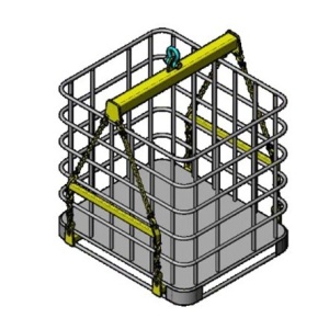 2.0T IBC Lifting Beam Set c/w Rigging