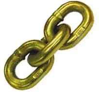 7.3mm G70 Gold Transport Chain Per Mtr - VIP
