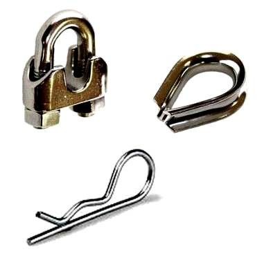 Wire Grips, Thimbles, R Clips