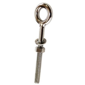 Metric Stainless AISI316 Eye Bolt c/w Nut & Washer